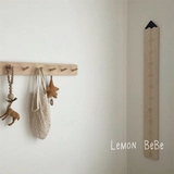 Детский мультяшный ростомер, деревянная точная линейка на стену для домашнего использования