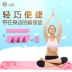 Có thể gập lại thảm yoga chống trượt nữ du lịch nhỏ cầm tay với phong cách siêu mỏng nam dài dày tập thể dục chuyên nghiệp