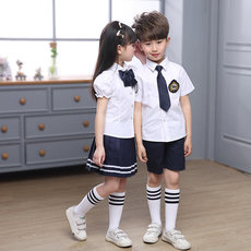 детская форма 3-5幼儿园园服4夏季8男童9女童短袖体育运动套装6-13岁小学生校服 Law school kpop