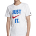 Nike Nike High School JUST DO IT Men Áo thun ngắn tay thông thường AQ5195-100-010 - Áo phông thể thao áo thun chạy bộ Áo phông thể thao