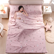 Cotton khách sạn du lịch túi ngủ khách sạn trên bẩn ngoài trời cotton siêu nhẹ xách tay khách sạn đôi vệ sinh lót