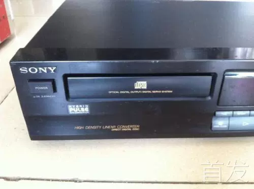 Импортная японская машина чистого компакт-дисков Sony CDP-411 CD Машина высокого класса лихорадка Home CD CD с оптическим выходом волокна.