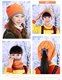 Cha mẹ và con trai và cô gái dày lông cừu cổ áo nam giới và phụ nữ đa năng trượt tuyết cap thể thao cap khăn bib cap
