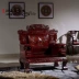 Dongyang redwood gỗ hồng châu Phi nguồn tiền sofa lăn gỗ rắn phòng khách cổ sofa sofa bàn cà phê kết hợp đồ nội thất - Bộ đồ nội thất