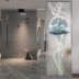 Tùy chỉnh 
            mờ màn hình kính cường lực nghệ thuật vách ngăn phòng khách lối vào sảnh đơn giản phòng ngủ hiện đại bức tường phòng tắm vach ngan toilet 