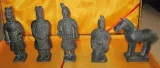 Terracotta Warriors Grey 12 см ремесленных подарков
