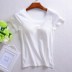 Pyjama đồ ngủ Yoga phục vụ tại nhà đồ ngủ đứng đầu của phụ nữ bông đai ngực pad ngắn tay áo thun nửa tay áo ngực - Pyjama đồ bộ trung niên Pyjama