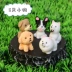 Bể Cá Cảnh Quan Mini Con Chó Con Dễ Thương Micro Phong Cảnh Nhựa Sáng Tạo Mô Phỏng Hoạt Hình Chó Vật Trang Trí Tự Làm Phụ Kiện Trang Trí 