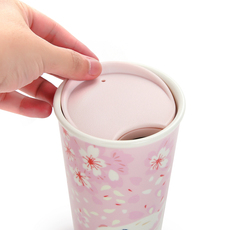 Кружка с крышкой 马克杯杯盖樱花杯杯盖硅胶盖