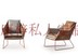 Thiết kế nội thất vải Bắc Âu rèn sắt MỚI YORK ARMCHAIR văn phòng bán hàng mô hình phòng phòng ghế - Đồ nội thất thiết kế ghế đọc sách Đồ nội thất thiết kế