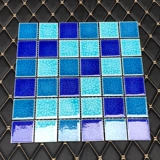 Двойная мозаика с ледяными трещинами, Интернет-знаменитости Douyin, высококачественная керамическая плитка для бассейна, рыбного пруда, ванной комнаты, фоновая стена