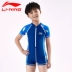Đồ bơi trẻ em Li Ning bé gái và bé gái mặc quần áo trẻ em dính liền với kem chống nắng cho bé nhanh khô - Bộ đồ bơi của Kid