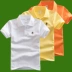 Mùa hè thanh niên quần áo bóng golf phù hợp với bé trai áo thun cotton trẻ em golf trẻ em áo polo ngắn tay - Thể thao sau