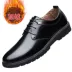 Bán hàng trực tiếp màu đen 2018 giày mới cho nam kinh doanh trang phục giản dị Giày nam tròn đầu thấp giúp buộc giày cho nam giày thể thao nam adidas Giày thấp