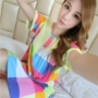 Mùa hè ngắn tay cotton lụa nightdress nữ Hàn Quốc phiên bản của bông mỏng đồ ngủ cotton nhân tạo cotton lụa nhà thường dịch vụ XL váy ngủ lụa