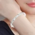 Vòng tay bạc đích thực 999 Vòng tay nữ bạc sterling Gửi bạn gái gửi Mama VIP Full Star Vòng đeo tay sinh viên hoang dã vòng tay vàng Vòng đeo tay Cuff