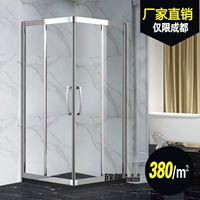 Индивидуальная квадратная диагональная открывающая душевая комната Общая дверь ванной натяжение стекло из нержавеющей стали ванна экрана перегородка