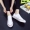 Giày thường màu trắng giày sinh viên 2018 phiên bản Hàn Quốc của mùa xuân trắng giày vải mới màu đen hoang dã giày thể thao nữ