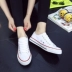 Giày thường màu trắng giày sinh viên 2018 phiên bản Hàn Quốc của mùa xuân trắng giày vải mới màu đen hoang dã giày thể thao nữ Plimsolls