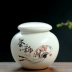 tách uống trà Gốm sứ tùy chỉnh Bể chứa trà theo phong cách Trung Quốc, kích thước vừa và nhỏ hoa Pu'er bao bì trà xanh và đỏ bể chứa kín logo tùy chỉnh bộ pha trà Trà sứ