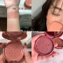 4U2 má hồng m8 trà sữa quế mờ mới blush S1 màu mận chữ trắng hàng ngày - Blush / Cochineal má hồng sivanna