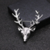 Trang sức Thời trang mới Hợp kim Tây Hội Nam Nữ Corsage Retro Deer Head Trâm Hàn Quốc Pin - Trâm cài phụ kiện áo vest Trâm cài