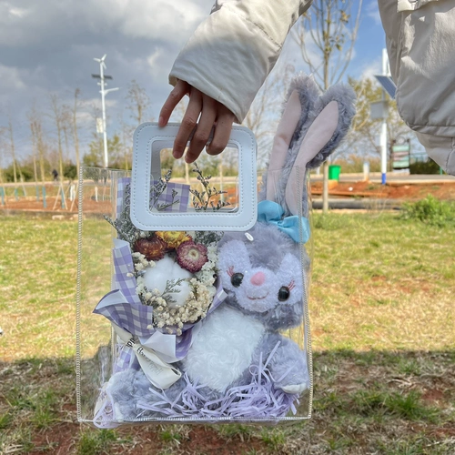 Кукла, подарочная коробка на день Святого Валентина, букет, креативный подарок