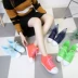 Kéo trở lại giày đi mưa nữ mùa hè ống ngắn Hàn Quốc dễ thương Giày nước thạch nữ Giày mưa nữ thấp để giúp giày không thấm nước ủng cao su - Rainshoes