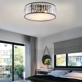 Современный кварц, сельский потолочный светильник для гостиной, лампа, простой и элегантный дизайн, в американском стиле