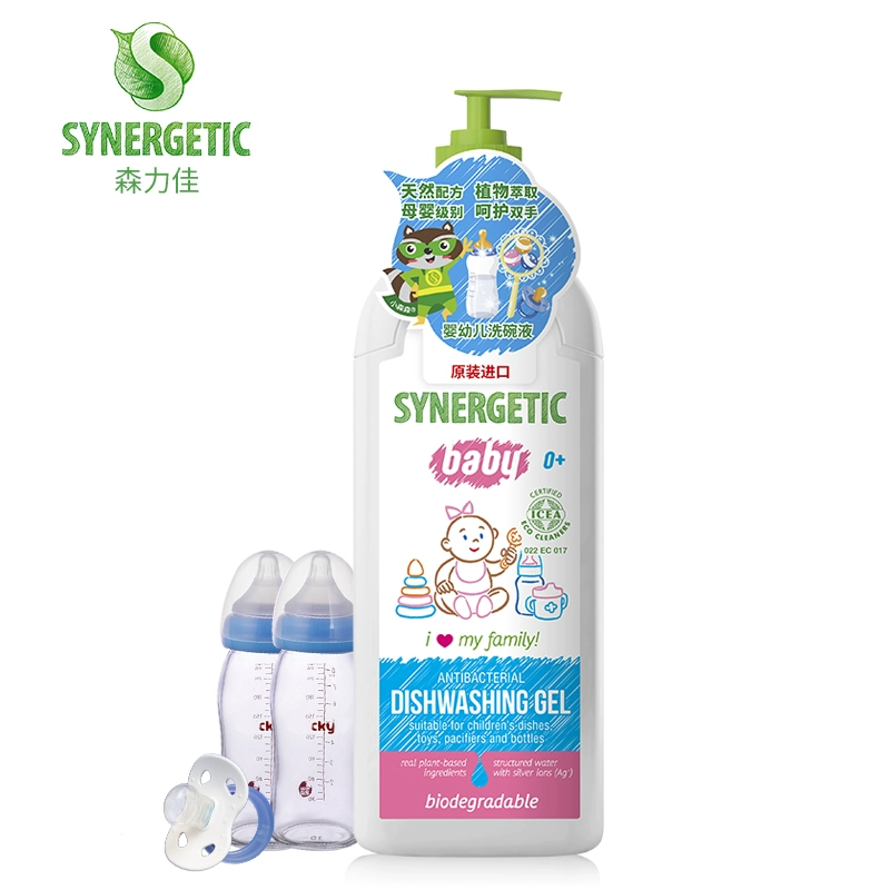 Senglijia Synergetic 0+ Trẻ em rửa chén Chất lỏng 1L Chai nước rửa chén Không có hóa chất bổ sung Không có mùi thơm - Trang chủ