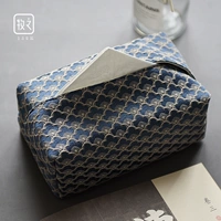 Новая китайская ткань бумажная коробка гостиная креативная легкая роскошная бумажная коробка для спальни накачанная бумажная пакет модель бумажная ткань крышка