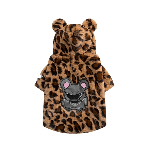 Mookipet Cats, Dogs Pet, одежда для кошек, осенние и зимние маленькие собаки, кошки, кошки, леопардовые куртки, милые