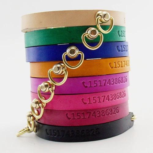 Кожаный медный чокер ручной работы, Италия