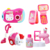 HelloKitty Đồ chơi Hello Kitty Quay Video Điện thoại Máy ảnh Cô gái mô phỏng Nhà quà tặng bộ đồ chơi búp bê gia đình Đồ chơi gia đình