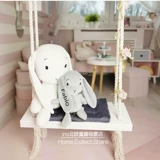 Качели в стиле INS, потолочная деревянная доска, украшение для детской комнаты