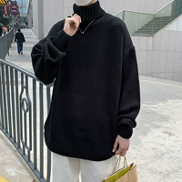 Tide, демисезонный свитер, японская однотонная трикотажная куртка, большой размер