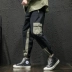 Túi quần tương phản quần lửng ống rộng chân Macheda studio quần Montmartre Kirin quần short nam kaki Quần làm việc