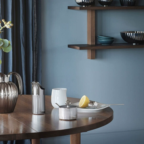 Spot | Georg Jensen Denmark Джордж Джордж Jeelson Tea Tea Tea Light Luxury Luxury Tea Tea Set Imported