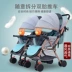Nhà máy trực tiếp xe đẩy em bé đôi có thể tháo rời hai chiều ánh sáng có thể ngồi ngả xe đẩy gấp - Xe đẩy / Đi bộ