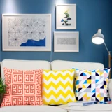 Двусторонная современная и минималистичная подушка, диван, наволочка, делается под заказ