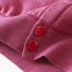 Đồ lót nữ trung niên và màu sợi nhiệt đồ lót đơn mảnh áo cardigan dày cộng với nhung cộng với phân bón XL cotton mẹ Áo ấm
