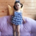 Bộ đồ tắm trẻ em 2018 Áo tắm cho bé gái Hàn Quốc dễ thương đính kèm bé gái 1-3-4 tuổi - Bộ đồ bơi của Kid
