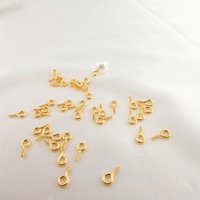 Маленькие 4*8 мм Золотой рог ногти 200