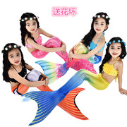 Trẻ em của nàng tiên cá đồ bơi cô gái công chúa quần áo nàng tiên cá đuôi mermaid quần áo cô gái đồ bơi