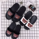 Милые женские летние пляжные тапочки подходит для мужчин и женщин на платформе, мягкая подошва, большой размер