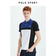 Áo thun thể thao nam mùa hè 2019 mới tay áo polo ngắn màu xu hướng áo thun cotton giản dị từ bi - Polo