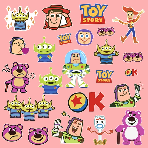 Мультяшная игрушка, ноутбук, мобильный телефон, наклейка, чемодан, водонепроницаемые наклейки
