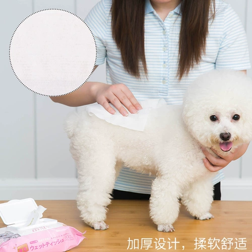 Влажные салфетки Alice Pet для собак и кошек Специальные салфетки для стерилизации, дезодорирования и ухода за ногами Влажные салфетки Alice Чистящие средства