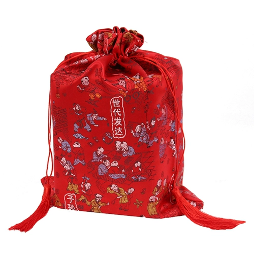 Bai Zisun Bag с красными арахисовыми арахисами, Lotus Lotus