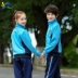 Mẫu mới mùa thu đông 2019 học sinh trung học cơ sở đồng phục học sinh tiểu học bộ đồ ba mảnh phù hợp với thể thao quần áo trẻ em mẫu giáo - Đồng phục trường học / tùy chỉnh thực hiện